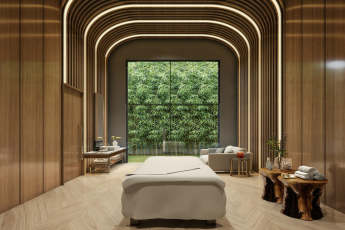 Modern Marvel: The Atrium of Light at Beacon Pointe Residences, Sculptural Splendor in Cityscape