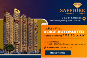 India’s first voice automated home price starts Rs 53.26 Lac at Ruchira The Sapphire, Ghaziabad
