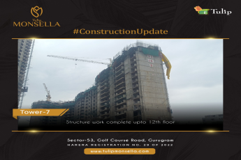 Tulip Monsella: Rising to New Heights in Sector-53, Golf Course Road, Gurugram