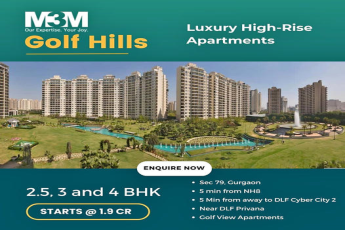 M3M Golf Hills: Elevate Your Lifestyle with Luxurious High-Rise Apartments in Sector 79, Gurugram