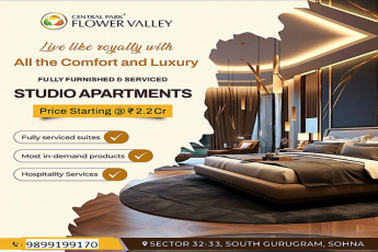 Central Park Flower Valley: Studio Apartments That Marry Royalty with Modernity in South Gurugram