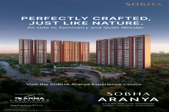 Discover Luxury at SOBHA ARANYA, Starting at ₹7.1 Cr, Karma Lakelands, Gurugram