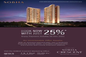 Secure Your Dream Home with 25% Today || Explore SOBHA Crescent's New Payment Plan || Book Luxury Residences on Golf Course Extension