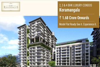 Book 2, 3 & 4 BHK luxury condos at G Corp Residences in Bangalore
