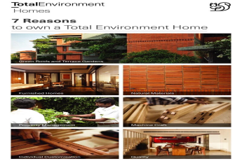 7 Reasons to own a Total Environment Homes in Bangalore