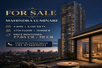 Explore Mahindra Luminare 3 BHK Now || Secure Your 17th Floor Suite Today || Luxury Living at Mahindra Luminare