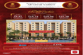 Studio apartment  Rs 9.87 lakh at GM Orchid Enclave in Bangalore