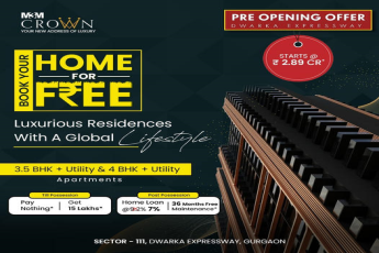 Pre opening offer at M3M Crown, Sector 111, Gurgaon