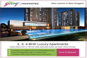 Godrej Properties Unveils New 2, 3, 4 BHK Luxury Apartments in New Gurgaon