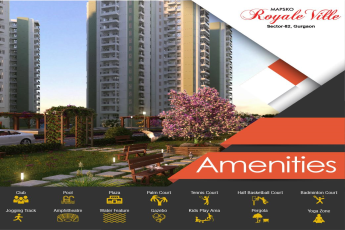 Live your life with full of amenities that you need at Mapsko Royale Ville in Gurgaon