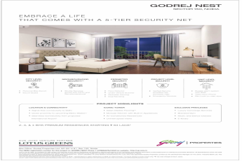 Embrace a life that comes with a 5-tier security net at Godrej Nest in Noida