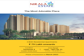 Phase 2 possession in March 2023 at Nirala Estate, Greater Noida