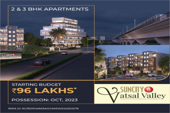 Possession Oct 2023 at Suncity Vatsal Valley in Sector 2, Gurgaon