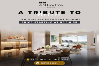 M3M Antalya Hills: Celebrating Serenity with Low Rise Independent Floors in Sector-79, Gurugram