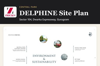 Central Park DELPHINE Site Plan: Towers, Greens and Leisure