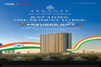 Levante Residences by Satya Group - Assured Gift on Booking, Sec 104, Dwarka Expressway!