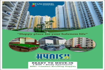 800+ families residing happily at Panchsheel Hynish in Greater Noida