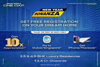 Smart World One DXP's New Year Bonanza: Spectacular Offers on 3.5 & 4.5 BHK Residences in Sector 113, Gurugram