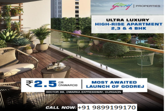 Godrej's Premier High-Rise Apartment Launch in Sector 89, Dwarka Expressway, Gurugram