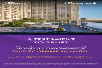 Own a Luxury 3 BHK at One Midtown, West Delhi by DLF, Starting at ₹6.43 Cr