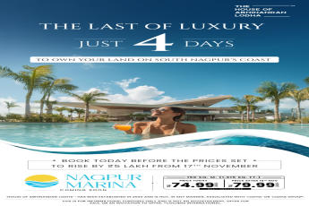 Own Waterfront Luxury at Nagpur Marina, 1,615 sq.ft. for ₹74.99 Lacs, By The House of Abhinandan Lodha