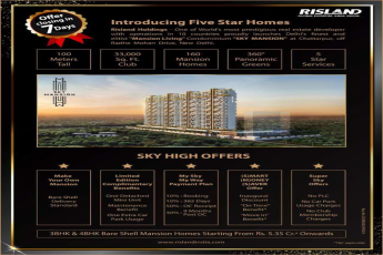 Offer closing in 7 days at Risland Sky Mansion in Chattarpur, New Delhi
