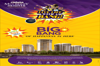 Launching 3 BHK apartment in phase 3 at Rishita Mulberry Heights in Lucknow
