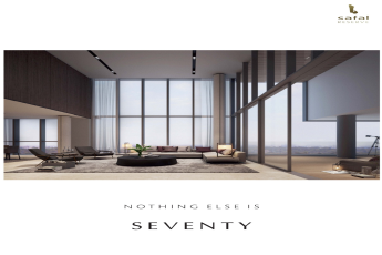 Safal Seventy in Ahmedabad is a testament to the imagination inspiring change by completely redefining a lifestyle