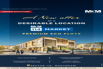 A new offer at a desirable location at M3M 114 Market, Gurgaon