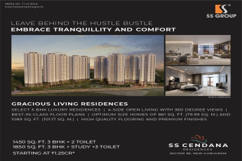 SS Cendana Residences: A Sanctuary of Peace in the Midst of Sector 83, New Gurugram