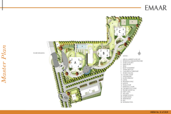 Master plan of Emaar Digi Homes in Gurgaon