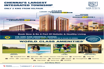 Chennai's largest integrated township at SPR City Highliving District