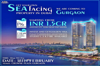 Maritime City Dubai: Luxurious Sea-Facing Apartments Launched by ARK Group in Gurgaon
