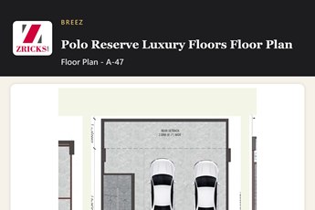Breez Polo Reserve Luxury Floors Floor Plan: A-47 at 128.46 sq m