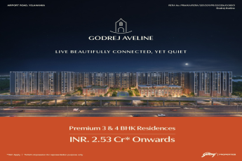 Own a Premium Residence at Godrej Aveline, Yelahanka || Discover Luxury Living Starting at INR 2.53 Cr || Explore Godrej Aveline's 3 & 4 BHK Homes