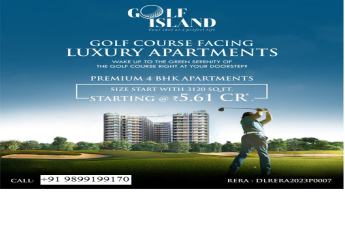 Golf Island: Experience Grandeur on the Greens with Premium 4BHK Apartments