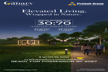 Discover Prateek Canary in Sector 150, Noida, 3 & 4 BHK Residences at ₹2.89 CR Onwards