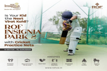 Nurture Sporting Dreams at ROF Insignia Park 2: The Home Ground for Aspiring Cricketers in Sector 95, Gurugram