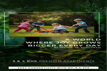 Explore Premium Living at Sector-78, Gurugram - 3 & 4 BHK Apartments