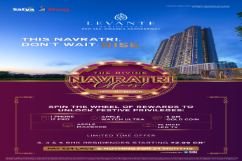 Unlock Festive Rewards at Levante Residences This Navratri || Reserve Your Dream Home Now at Levante || Exclusive Navratri Offer at Levante - Don't Miss Out