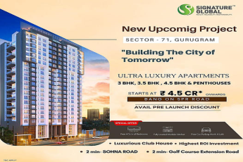 Signature Global's Visionary Endeavor: Crafting the Ultra Luxurious 'City of Tomorrow' in Sector 71, Gurugram