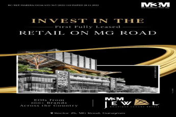 Invest in the first fully leased retail at M3M Jewel in Sector 25, Gurgaon