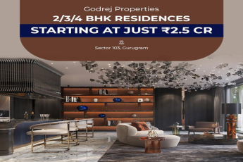 Godrej Properties Introduces Elegant Living with 2/3/4 BHK Residences Starting at ?2.5 CR in Sector 103, Gurugram