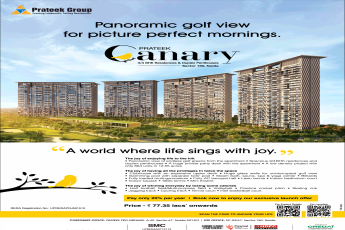 Book 3/4 BHK residences & duplex penthouses at Prateek Canary, Noida