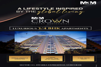 Luxurious 3/4 BHK apartments at M3M Crown in Dwarka Expressway, Gurgaon