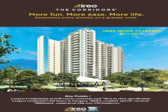 Experience every amenity on a grander scale at Ireo The Corridors in Gurgaon