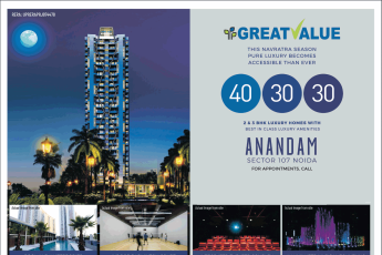 2 and 3 BHK luxury homes at Great Value Anandam, Noida