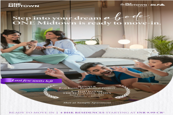 Ready to Move-In Luxury 4 BHK at ONE Midtown, West Delhi - Starting at INR 9.99 Cr
