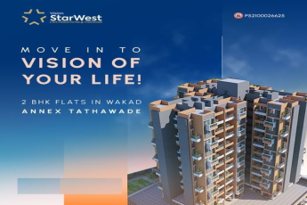Move in to vision of your life 2 BHK flats at Vision Starwest, Pune