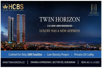 Experience Luxury at Twin Horizon || Discover 3 & 4 BHK Residences || Live in Gurugram's New Address